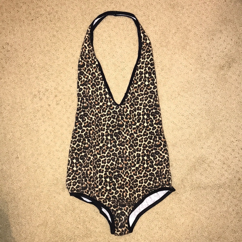 American Apparel cheetah bodysuit